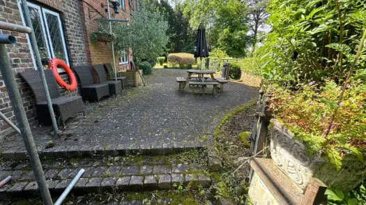 Block Paving Revival - before cleaning