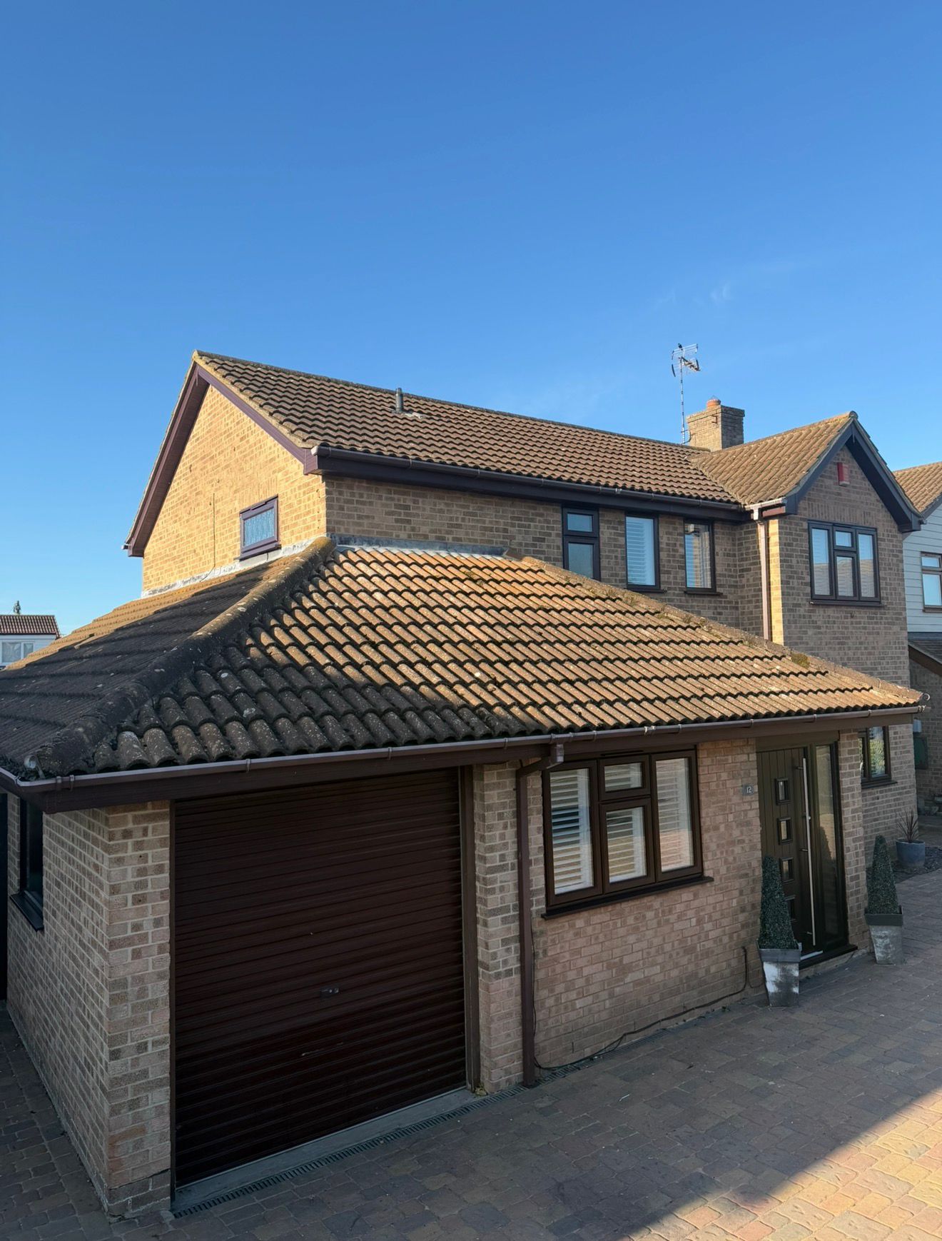 Pantile Roof Clean & Colour Restore before